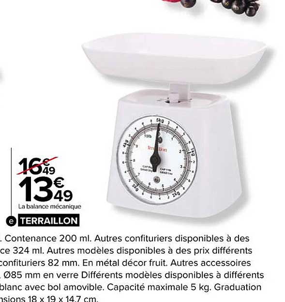 La Balance Mécanique Terraillon