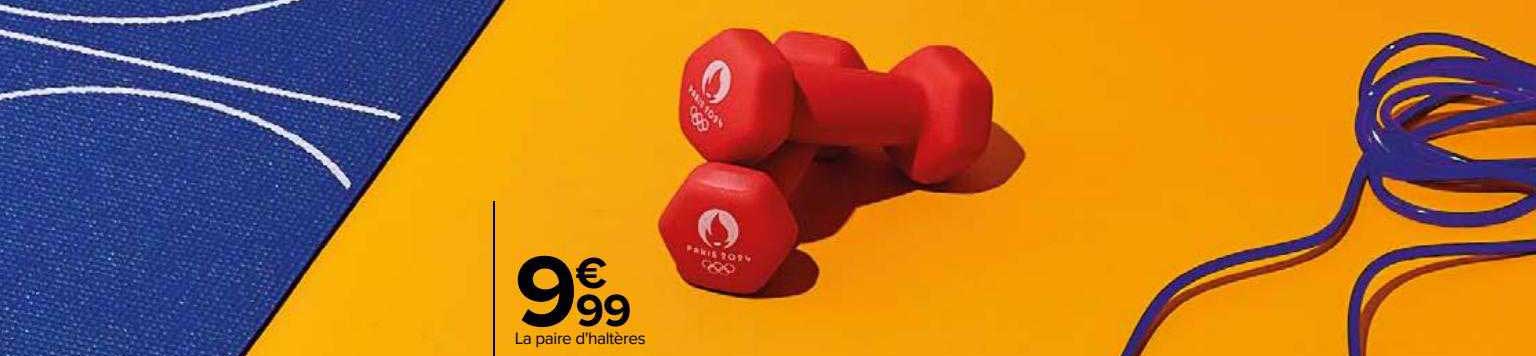 la paire d'haltères