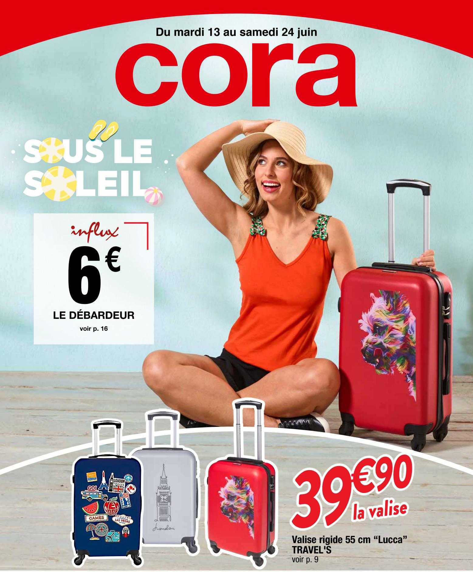 le débardeur, valise rigide 55 cm "lucca" travel's