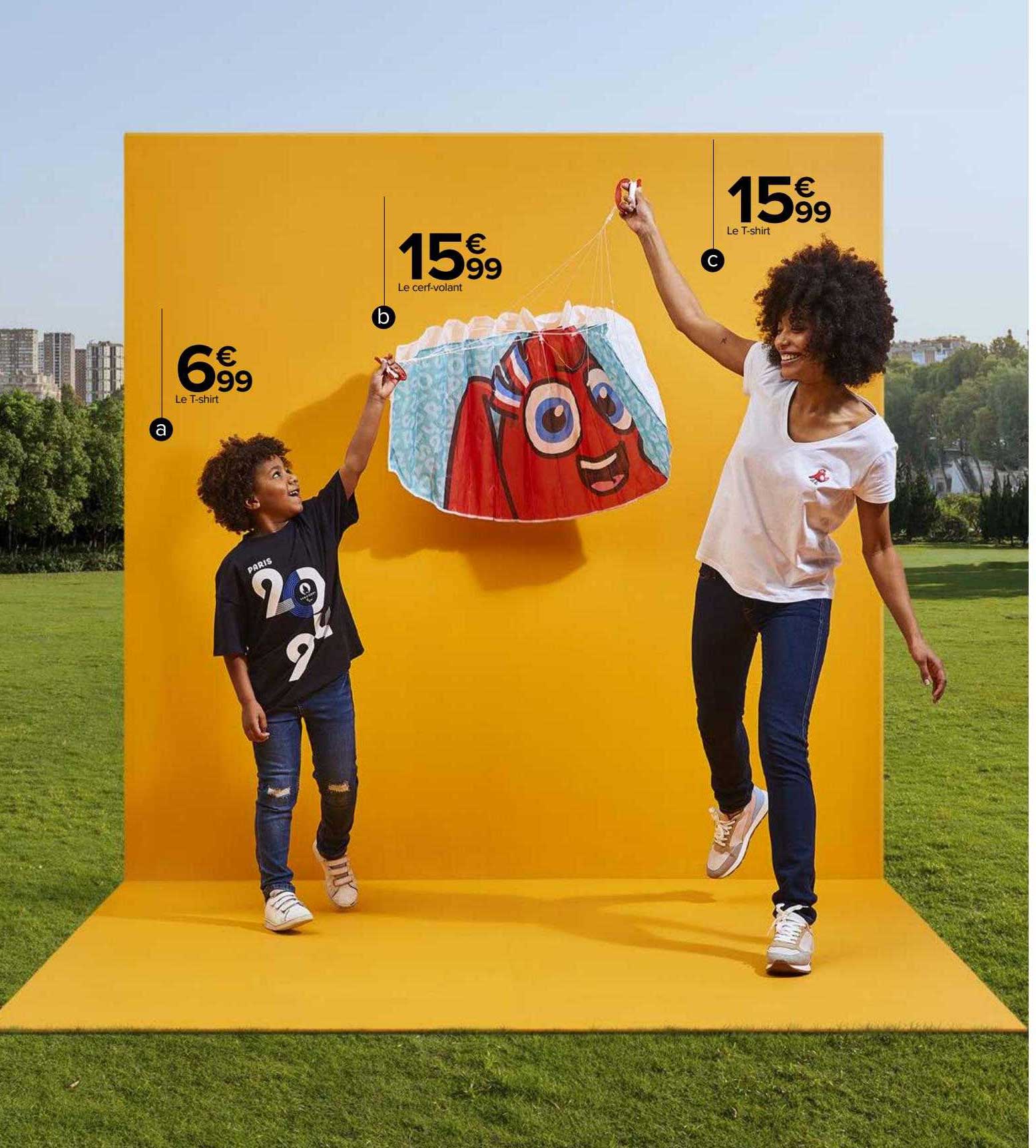 le t-shirt, le cerf-volant