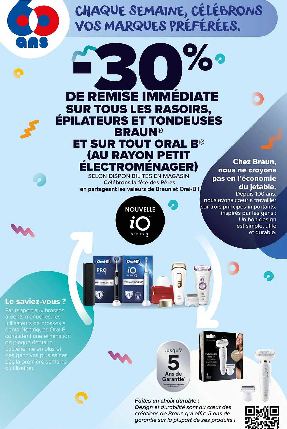 les rasoirs, épilateurs et tondeuses braun et oral b