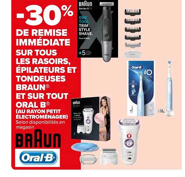 Les Rasoirs, épilateurs Et Tondeuses Braun Et Oral B