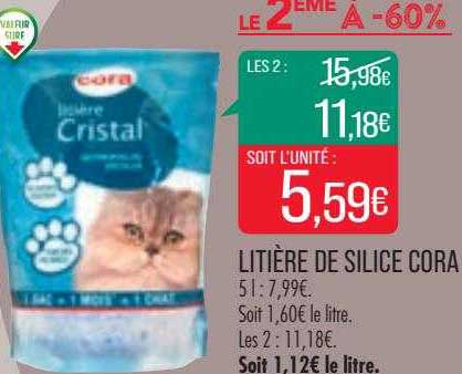 Litière De Silice Cora