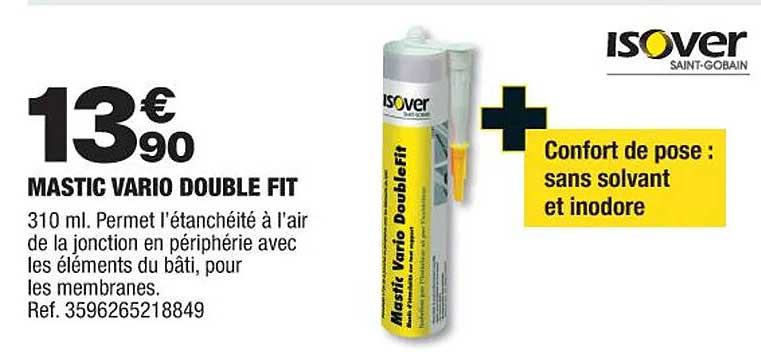 mastic vario double fit isover