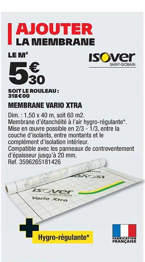 membrane vario xtra isover