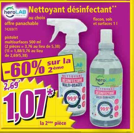 Nettoyant Désinfectant Herolab