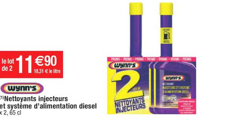 nettoyants injecteurs et système d'alimentation diesel wynn's