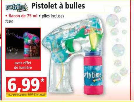 Pistolet à Bulles Party Time