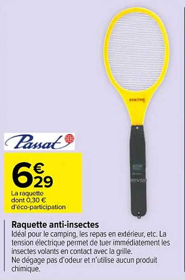 raquette anti-insectes passat