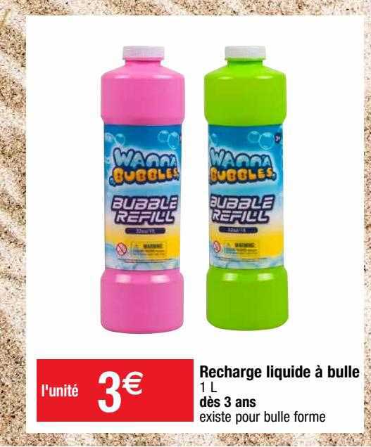 Recharge Liquide à Bulle