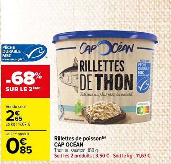 Rillettes De Poisson Cap Océan