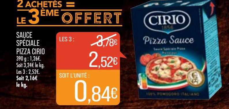 Sauce Spéciale Pizza Cirio