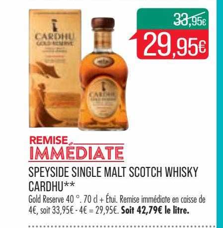 speyside single malt scotch whisky cardhu