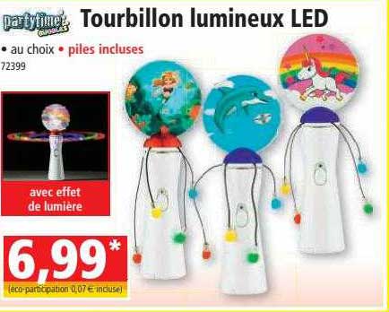 tourbillon lumineux led party time