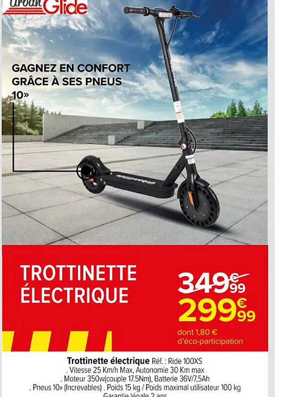 trottinette électrique urban glide