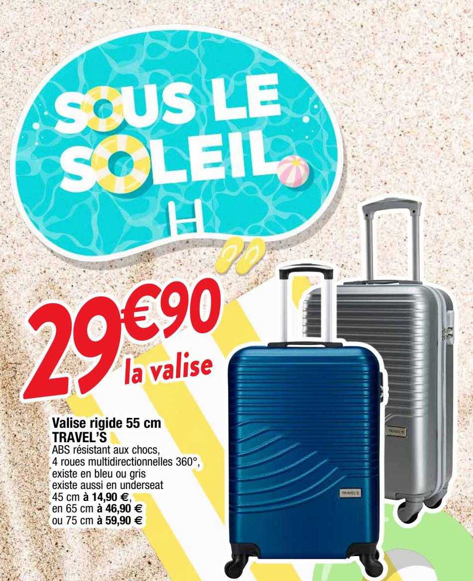 valise rigide 55 cm travel's