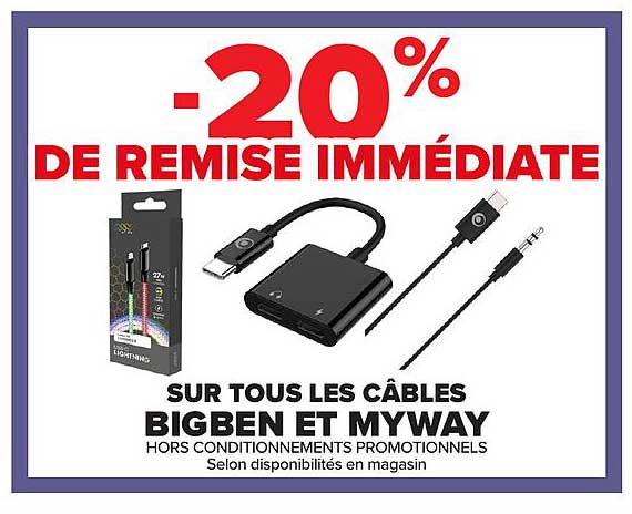 20% DE REMISE IMMÉDIATE