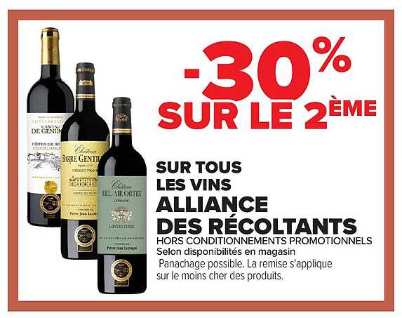 30% SUR LE 2ÈME