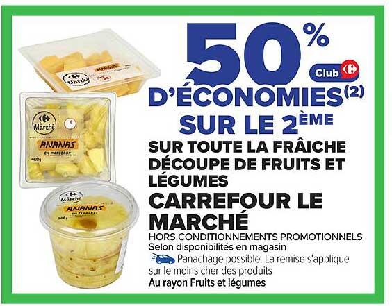 50% D’ÉCONOMIES SUR LE 2ÈME
