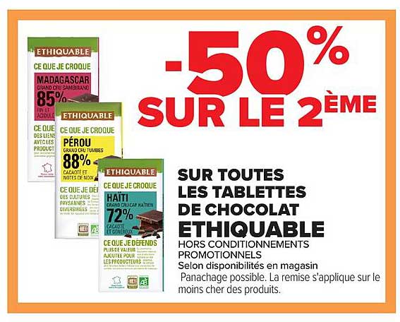 50% SUR LE 2ÈME