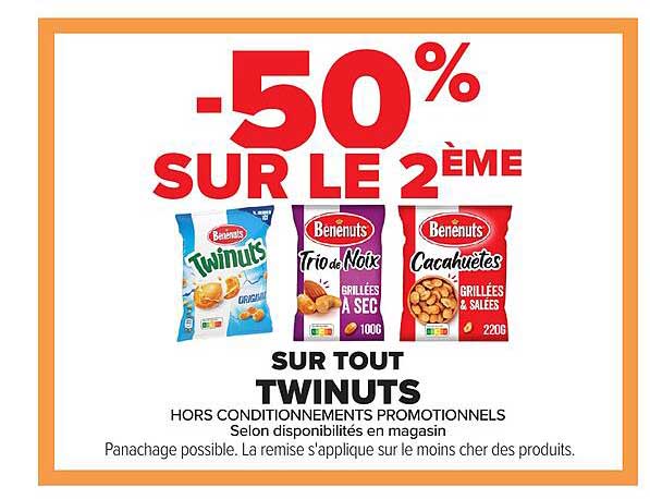 50% SUR LE 2ÈME