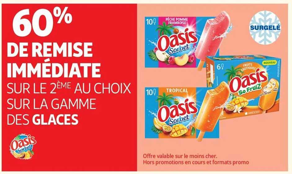 60% DE REMISE IMMÉDIATE