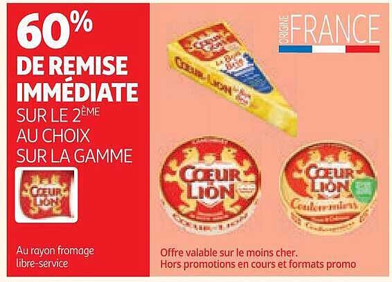 60% DE REMISE IMMEDIATE