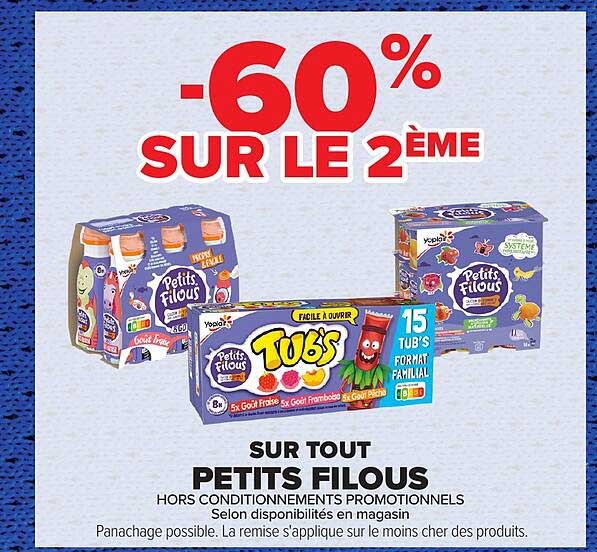60% SUR LE 2ÈME