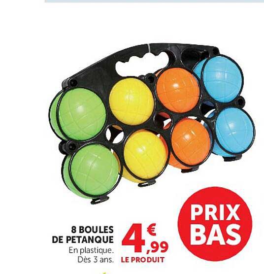 8 BOULES DE PÉTANQUE