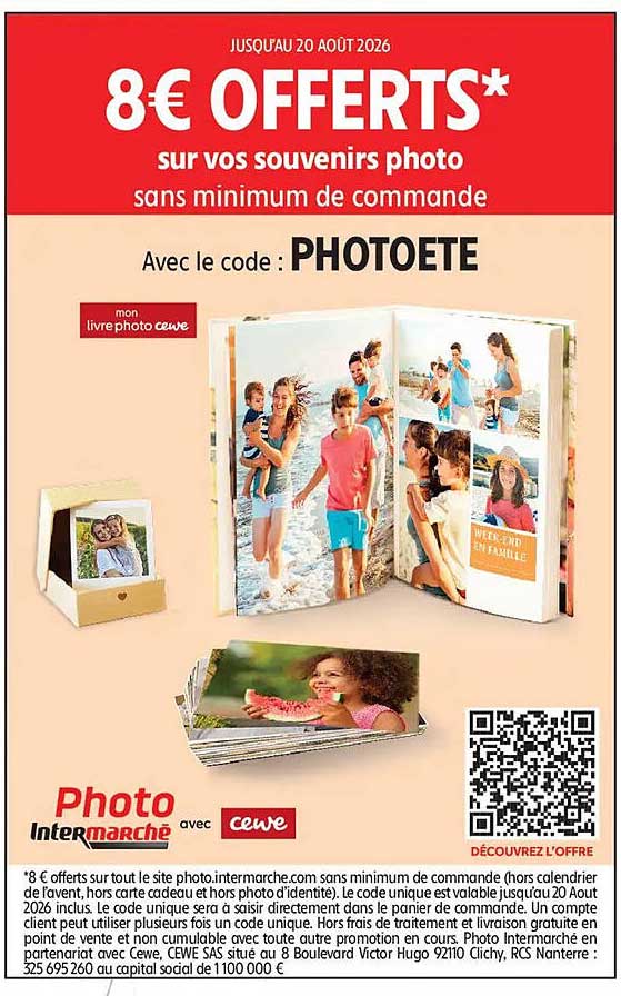 8€ OFFERTS*