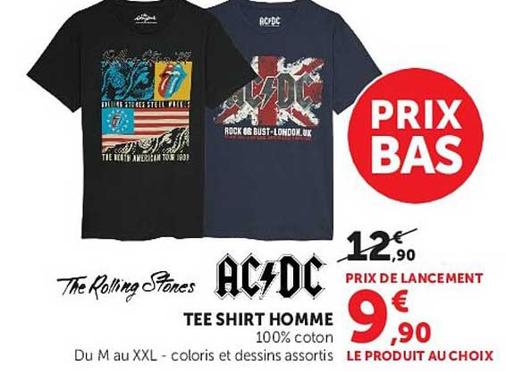 AC/DC TEE SHIRT HOMME
