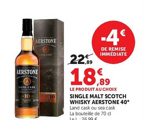AERSTONE SINGLE MALT SCOTCH WHISKY