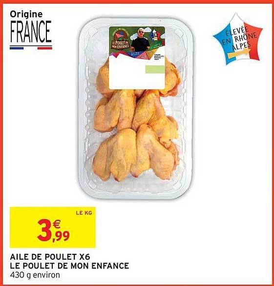 AILE DE POULET X6