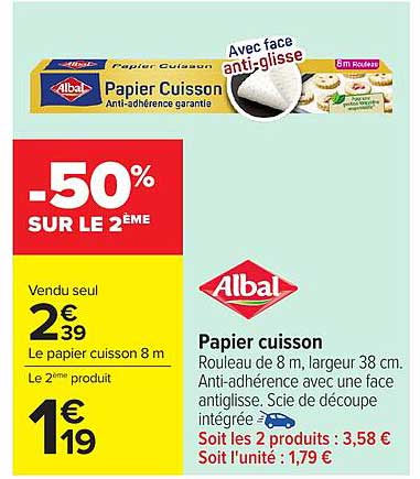 Albal Papier cuisson