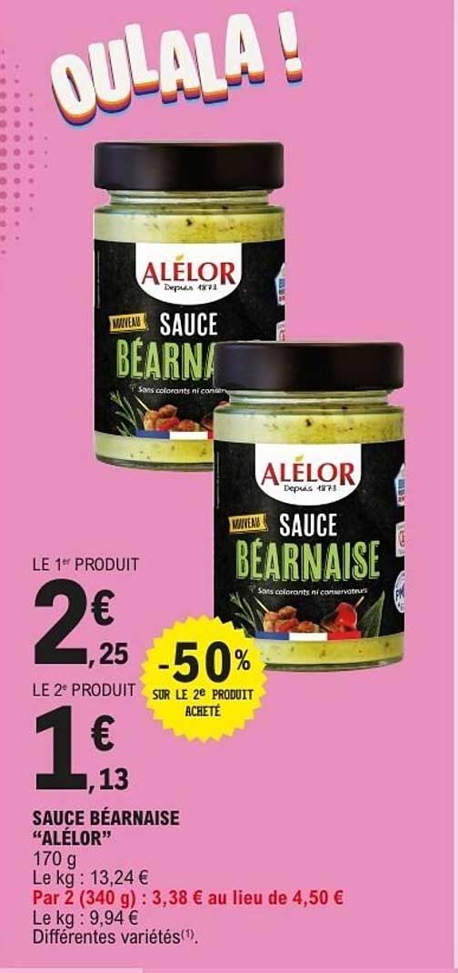 ALÉLOR SAUCE BÉARNAISE