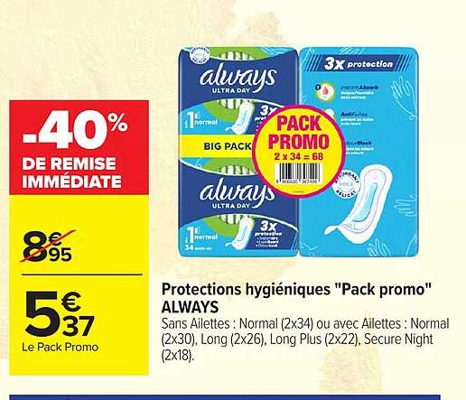 ALWAYS Pack promo