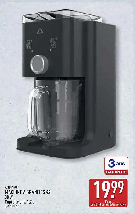 AMBIANO MACHINE À GRANITÉS