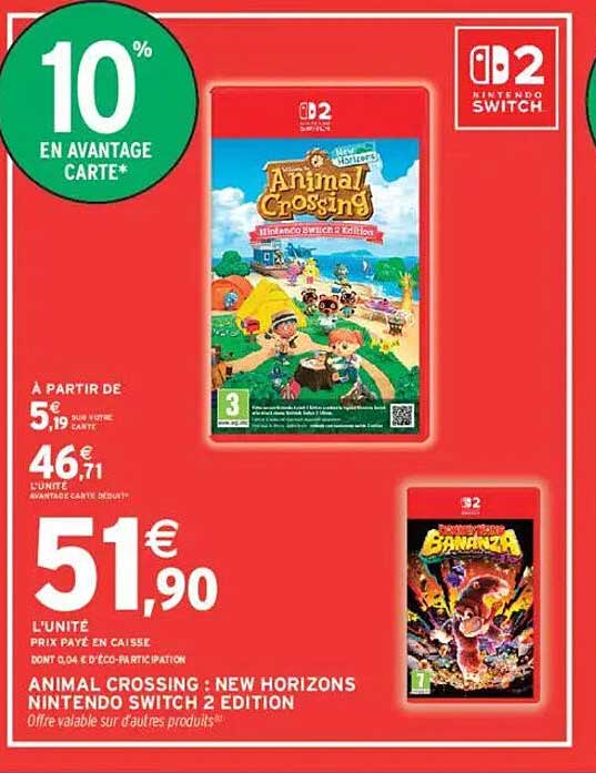 Animal Crossing : New Horizons Nintendo Switch 2 Edition