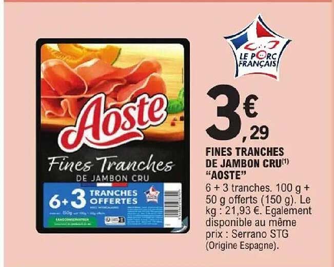 Aoste Fines Tranches