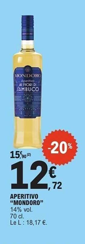 APERITIVO MONDORO