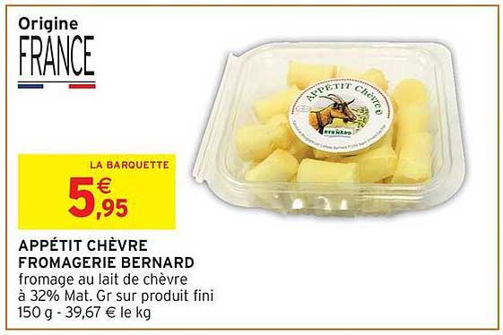 APPÉTIT CHÈVRE FROMAGERIE BERNARD