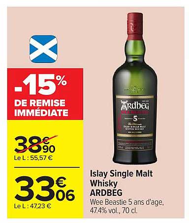 ARDBEG Islay Single Malt Whisky