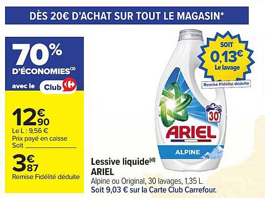 ARIEL Lessive liquide