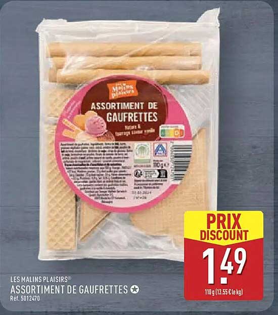 ASSORTIMENT DE GAUFRETTES