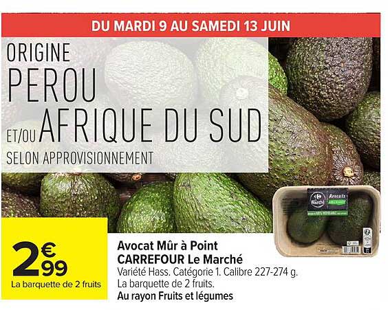 Avocat Mûr à Point