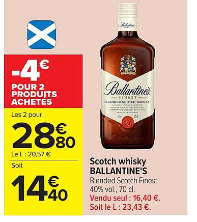 Ballantine's Scotch whisky