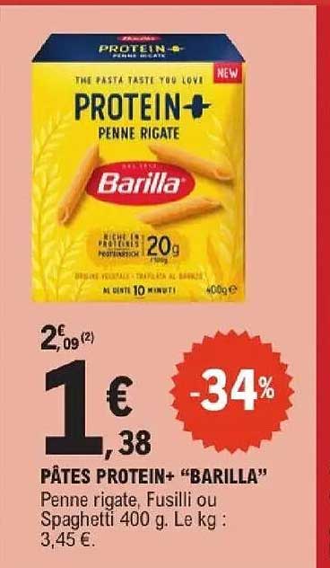 Barilla PROTEIN+ PENNE RIGATE