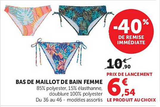 BAS DE MAILLOT DE BAIN FEMME