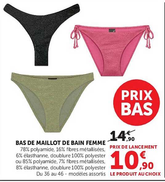 BAS DE MAILLOT DE BAIN FEMME