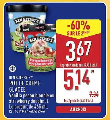 Ben & Jerry's Pot de crème glacée